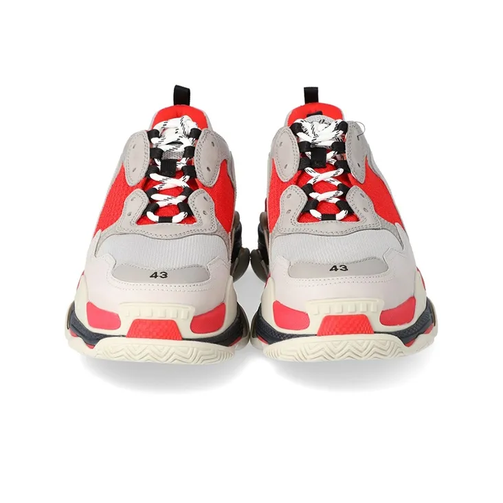 Balenciaga Triple S Sneaker 'Grey Red'-4