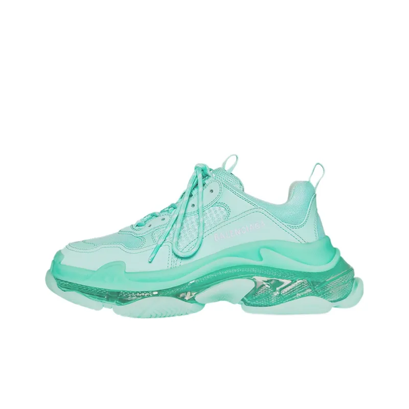 Balenciaga Triple S Clear Sole Green-0