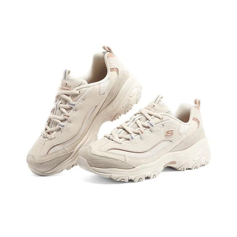 Skechers D'Lites 1.0 'White Pink' Women's-2