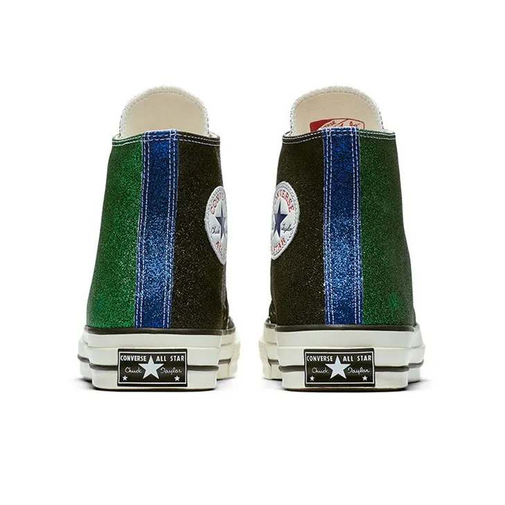 Converse Chuck Taylor All Star 70 Hi Jw Anderson Glitter Gutter Green Black-4