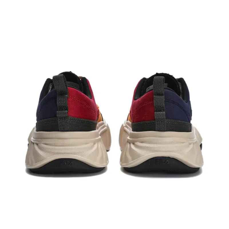 FILA Canvas Low NonSlip Durable Shoes 'Blue Green Orange'-2