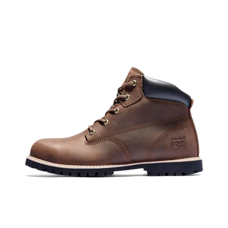Timberland Wear-Resistant Ankle-Length Outdoor Boots Men's Dark Brown-0