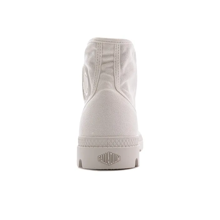 Palladium Pampa Hi CVS Anti Slip Wear Resistant High Top Canvas Shoes Women's White-2