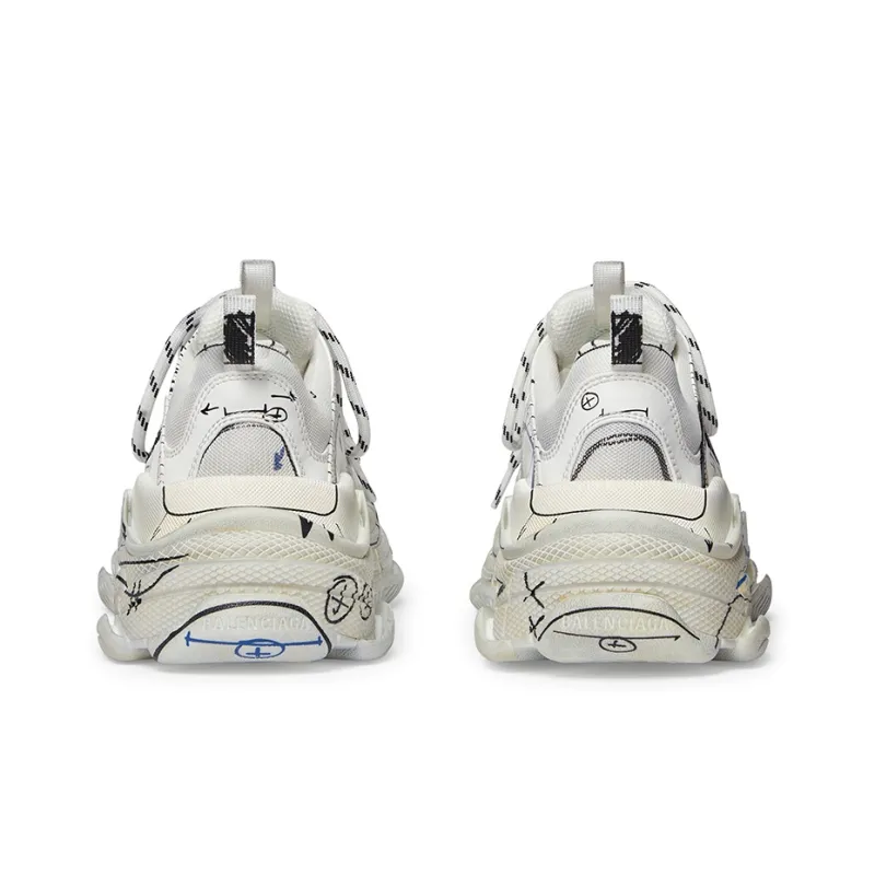 Balenciaga Triple S 'White' Women's-5