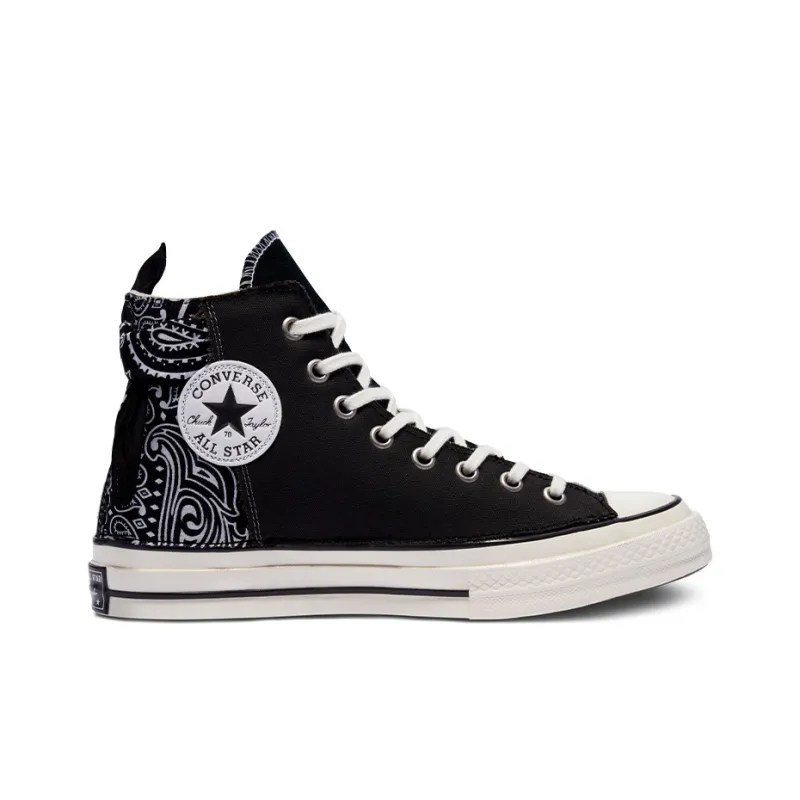 Converse Chuck Taylor All Star 70 Hi Paisley Patchwork Black-1