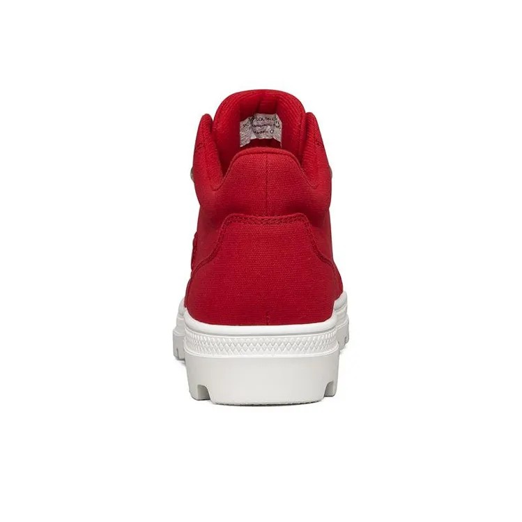 Skechers Jeremy Ville X Skechers Roadies High Top Canvas Shoes Red/White Women's-3