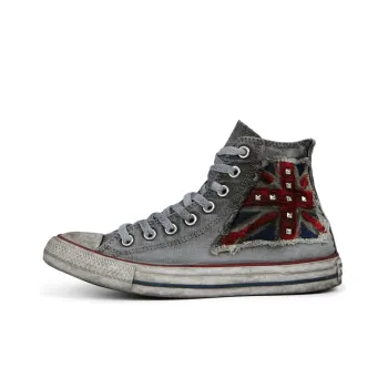 Converse Distressed Uk Flag Chuck Taylor All Star High Top