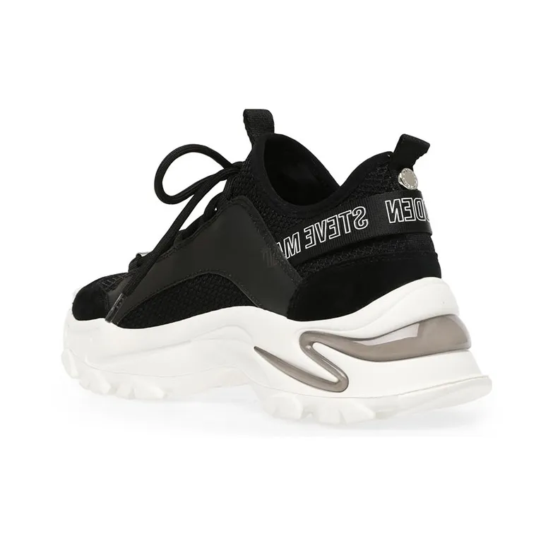 STEVE MADDEN Chunky Sneakers Women's Low-Top Black-3