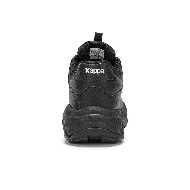 Kappa Cushioning, Slip Resistant, And Abrasion Resistant Low Top Chunky Sneakers Unisex Black-5