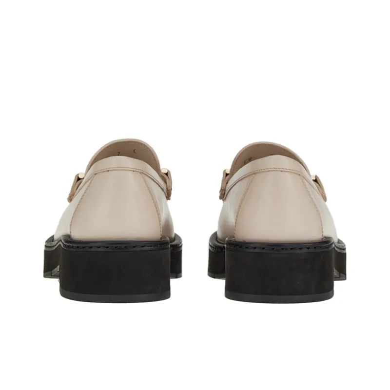 FERRAGAMO Gancini-plaque Leather Loafers-4