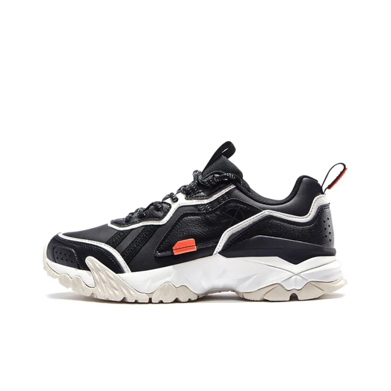 XTEP Cushioning Anti Slip Wear Resistant Breathability Low Top Chunky Sneakers Men's-0