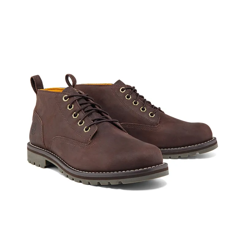 Timberland Redwood Falls Waterproof Wide Fit Chukka Boots 'Dark Brown Full Grain'-3