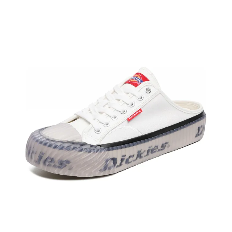 Dickies Canvas Shoes Unisex Low Top White-1