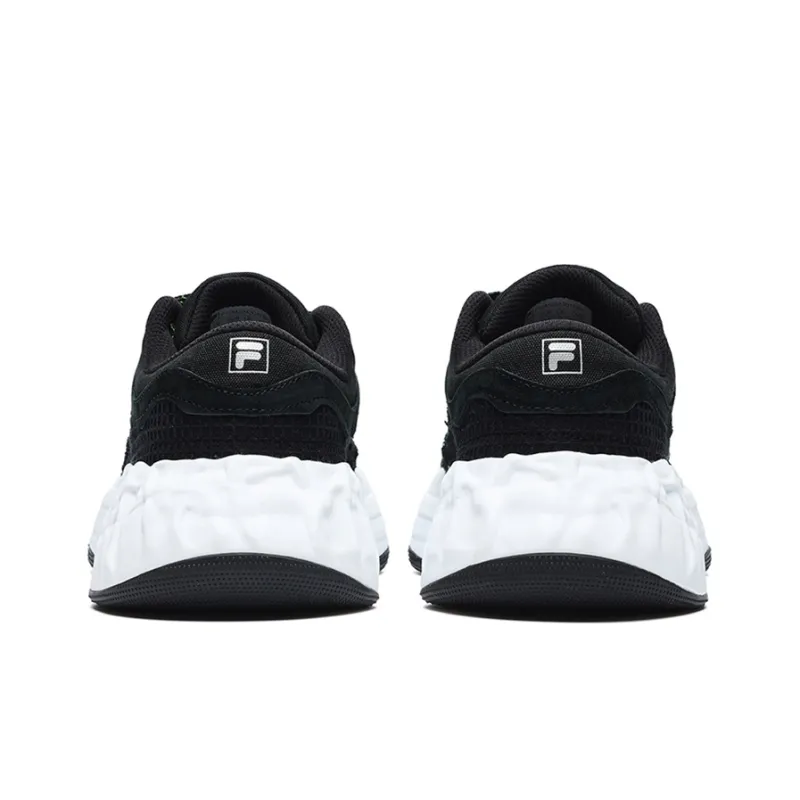 FILA FM 15 X Mihara Canvas Shoes 'Black White'-3