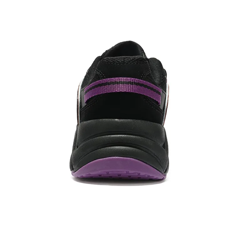 PONY Slip Resistant, Abrasion Resistant, Breathable Low Top Chunky Sneakers Men's Black-4