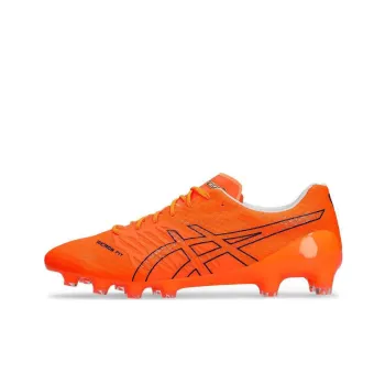 Asics DS LIGHT ACROS 2 AG Rubber Short Studs Anti Slip Wear Resistant Soccer Shoes Men's Orange