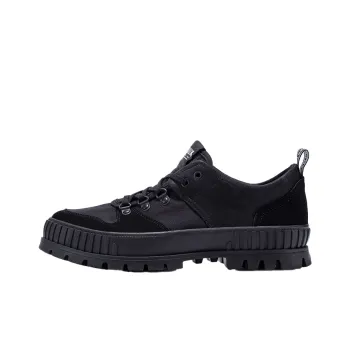 Palladium PallaShock LoHiker Anti Slip Wear Resistant Low Top Canvas Shoes Unisex Black