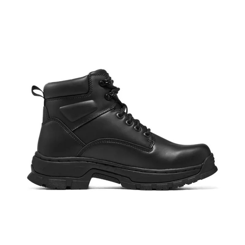 Skechers Relaxed Fit ELG13 Abrasion Resistant Ankle Length Outdoor Boots Men's Black-1