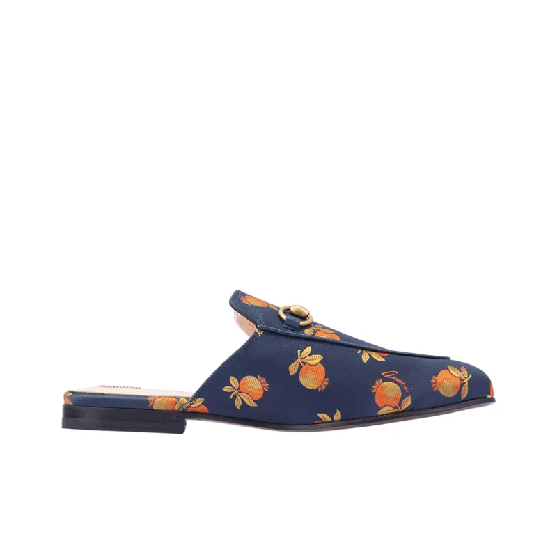 GUCCI Princetown Casual Single Shoes Women's Blue-1