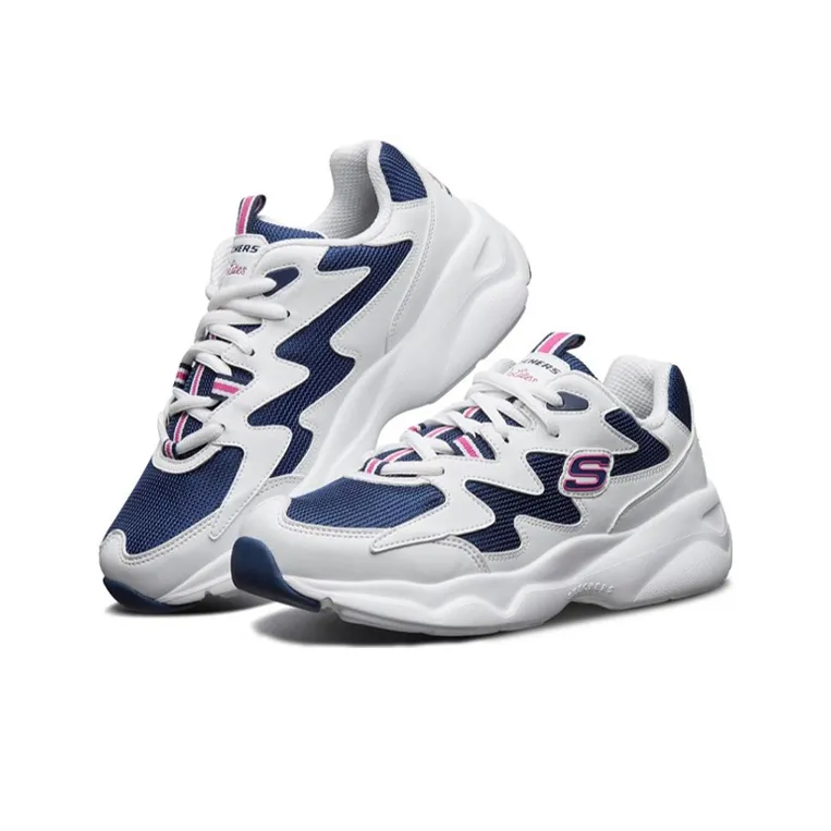 Skechers D'lites Airy 'White Blue Pink' Women's-2