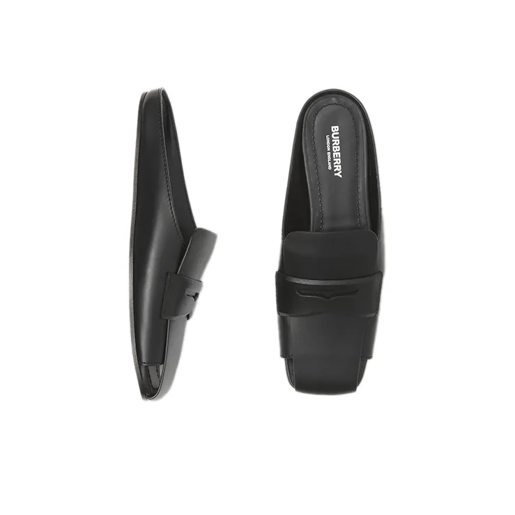 Burberry Casual Single Shoes Women's Black-3