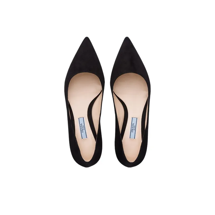 PRADA Medium Heel Shoes Women's Black-2