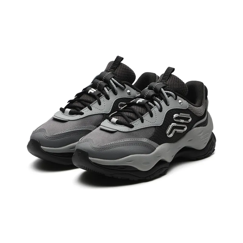 FILA FUSION Cheese Sneakers 'Black Grey' Women's-1