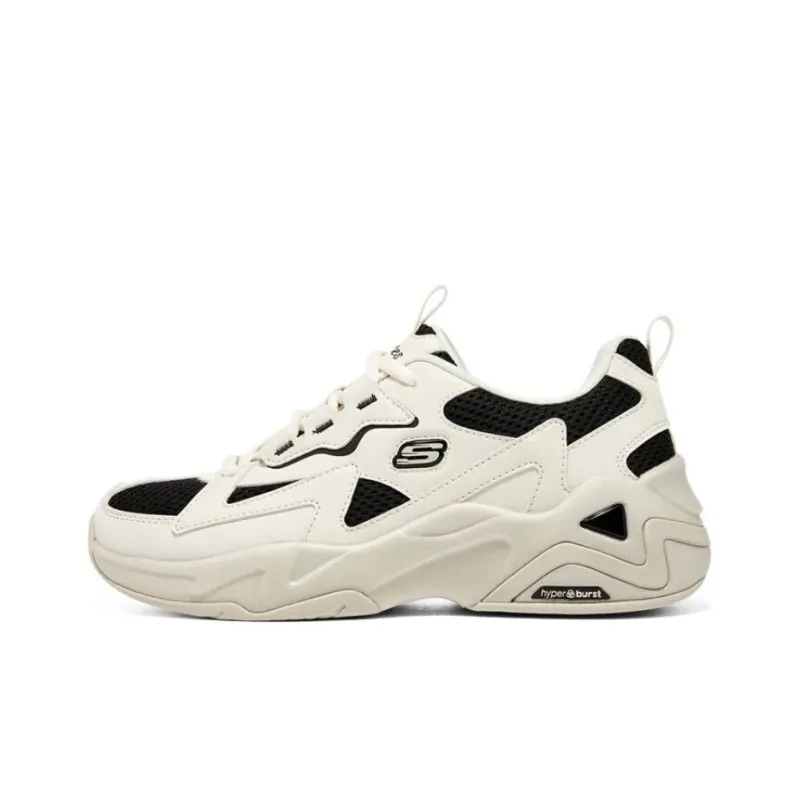 Skechers D'LITES Hyper Burst 'Cream Black' Women's-0