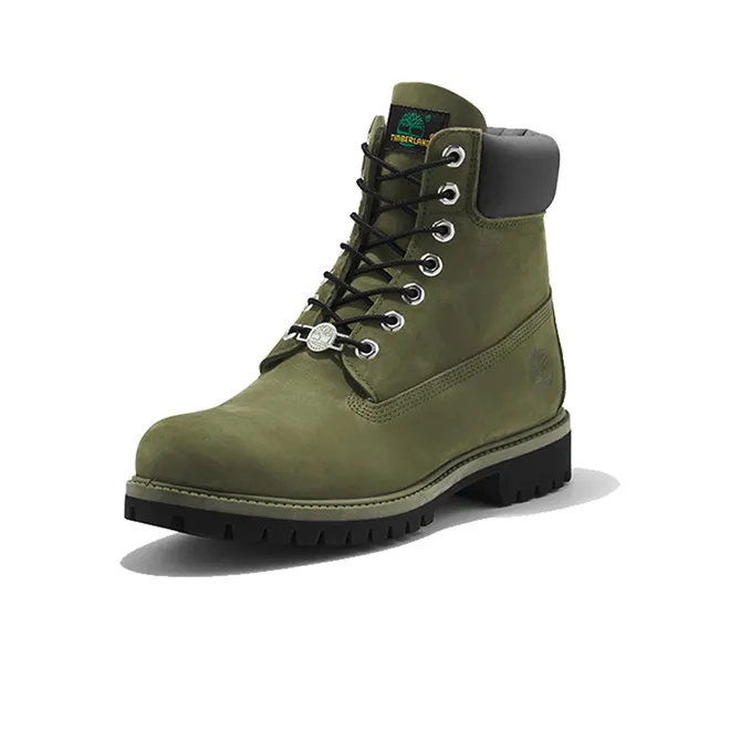Timberland 6 Inch Premium Waterproof Boots 'Green Nubuck'-1