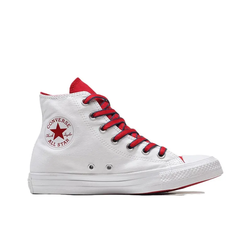 Converse Chuck Taylor All Star Hi 'White Red'-1