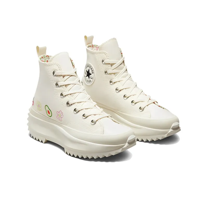 Converse Run Star Hike Platform High 'Embroidered Fruits & Florals'-2