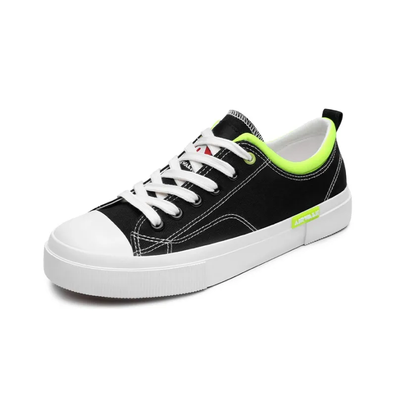 Airwalk Canvas Shoes Men Low-Top Black-1