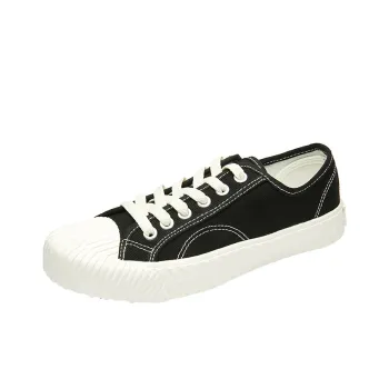 TARRAMARRA Canvas Shoes Women's Low Top Black/Red/Yellow