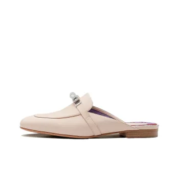 HERMES Oz Casual Flat Shoes Women's Pink