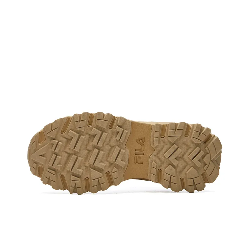 FILA FUSION Skyrunner Cushioning Anti Slip Wear Resistant Breathability Low Top Chunky Sneakers Women's Sandy-4