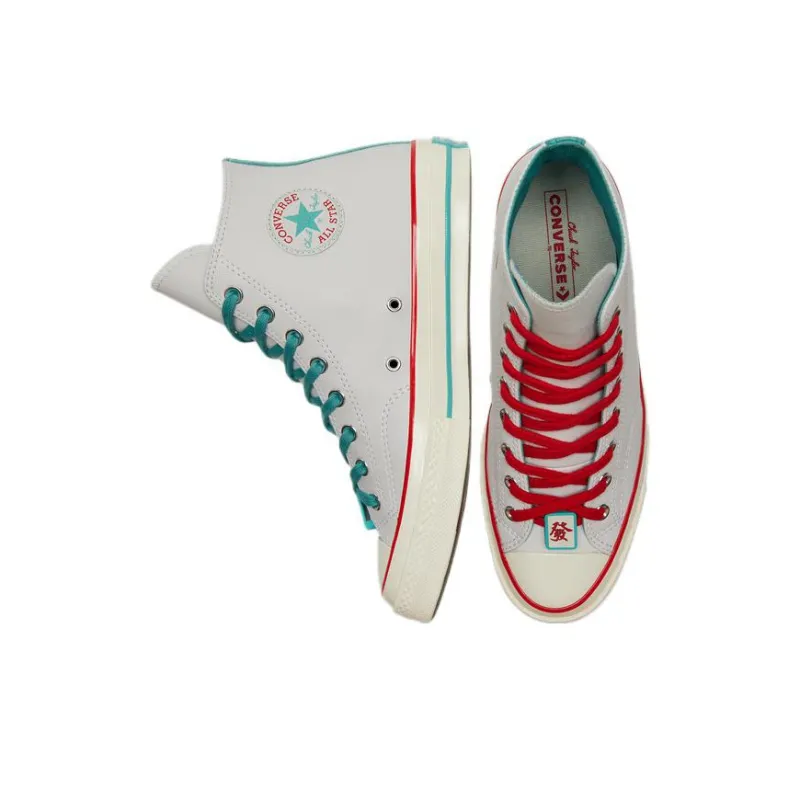 Converse Chuck Taylor All Star 1970s 'White Teal Red'-3