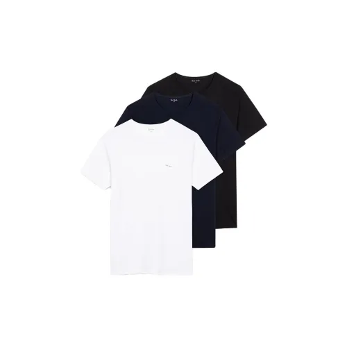 Paul Smith T-Shirts Men 3 Pack Black+White+Navy Blue