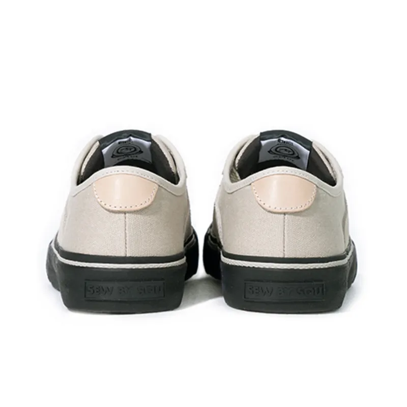 SEW BY SOU EST Series Low Top Canvas Shoes Unisex Sand-4