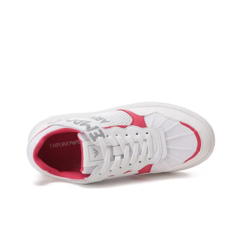 EMPORIO ARMANI Low Top Casual Shoes Women's White-4