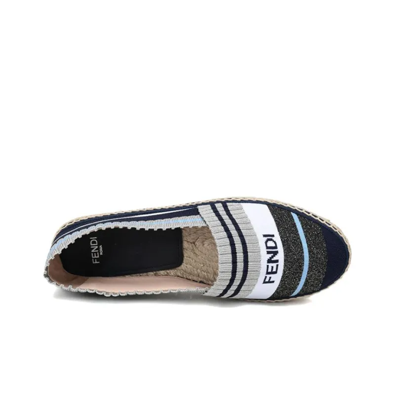 FENDI Espadrilles Women's Gray-4