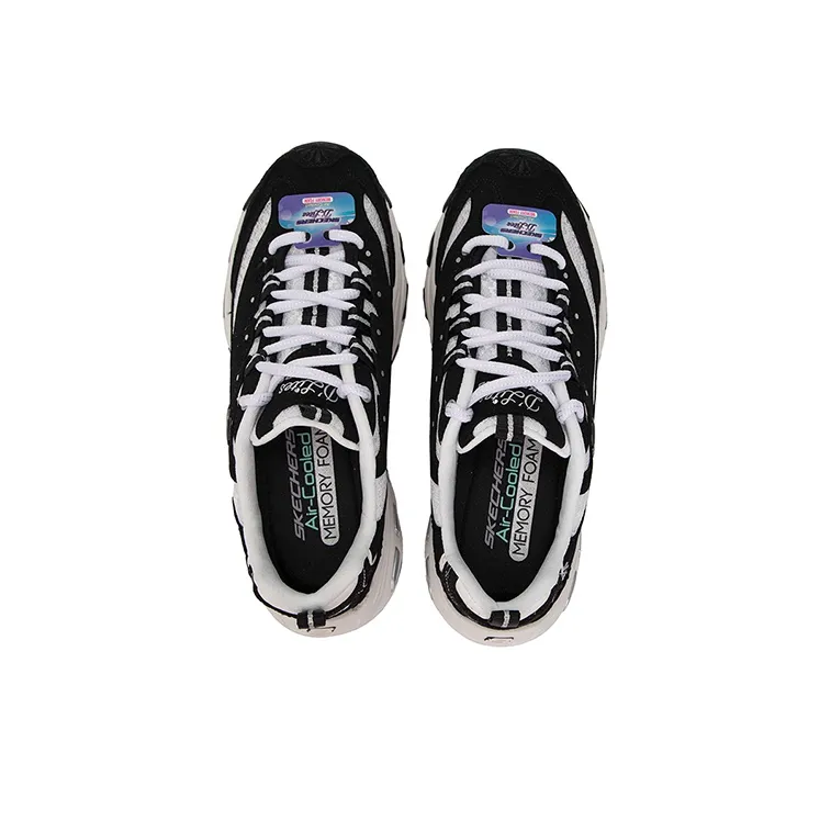 Skechers DLites 1.0 'Black White' Women's-4