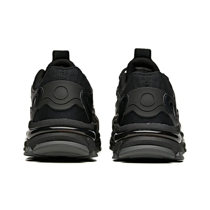 ANTA Chunky Sneakers Men Low-Top Black/Silver-3