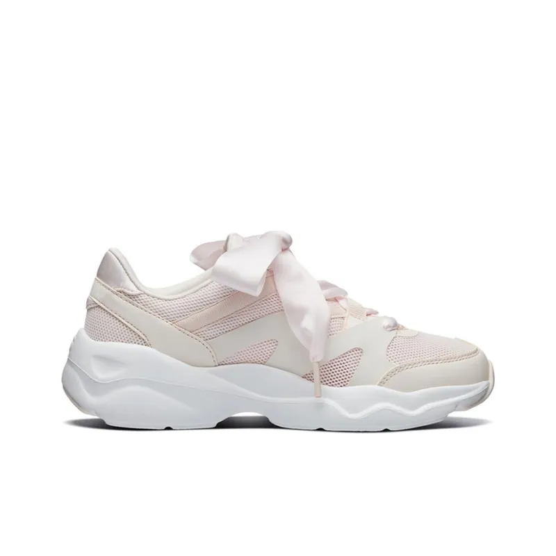 Skechers D'Lites Airy Low Top Sneakers Pink/White Women's-1