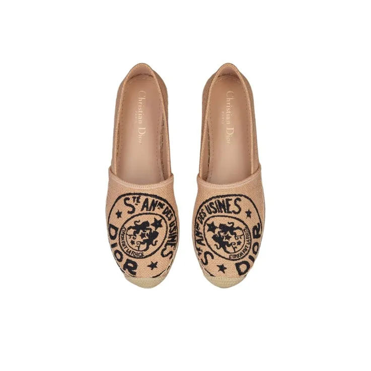 DIOR Granville Women's Casual Shoes Women's Beige Yellow-2