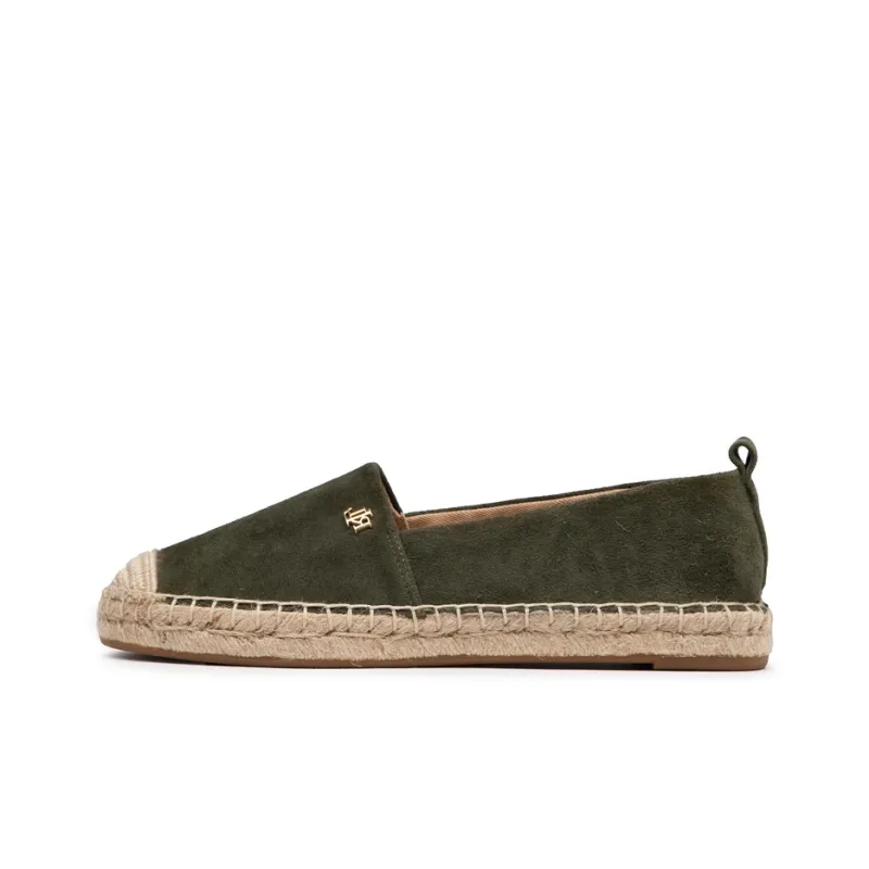 Polo Ralph Lauren Flat Shoes Women's Green-0