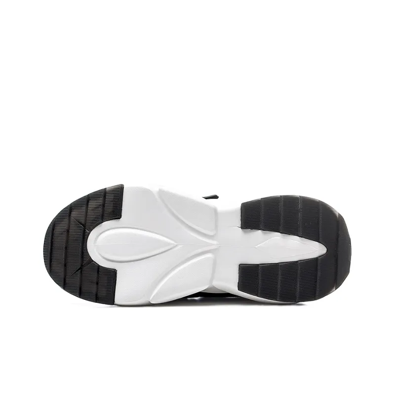 RIFUGIO VO' Chunky Sneakers Unisex Low Top Black-6