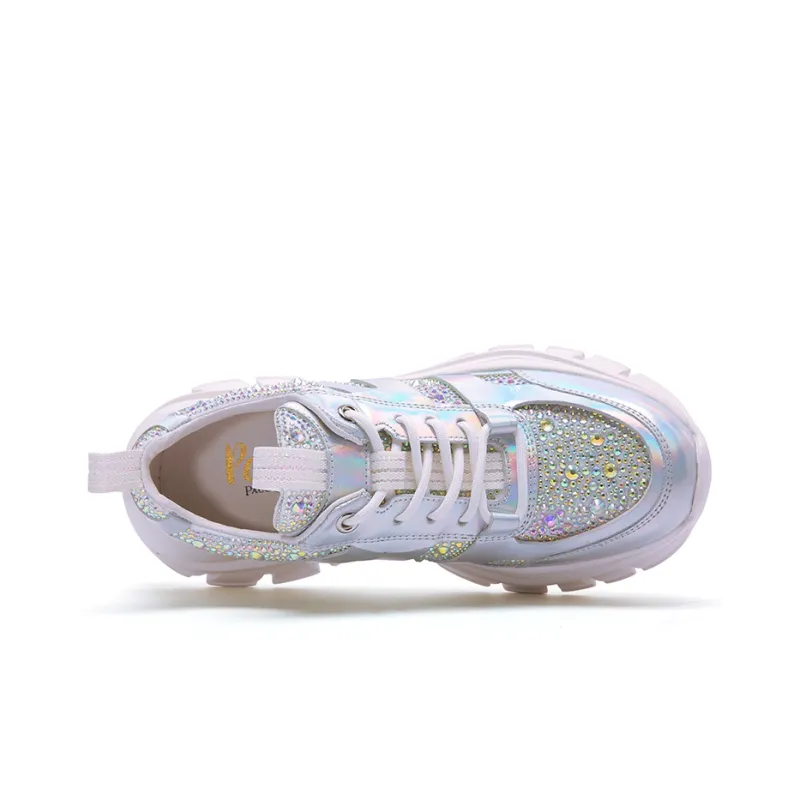PACO GIL Low Top Chunky Sneakers Women's White-4