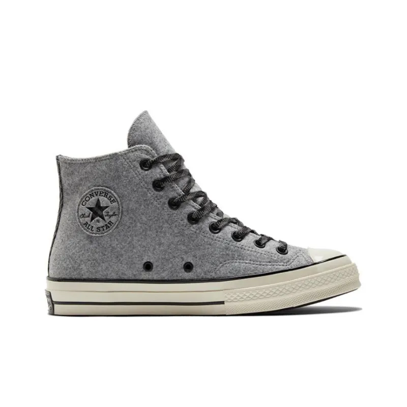 Chuck 70 Converse High Flannel 'Grey'-1