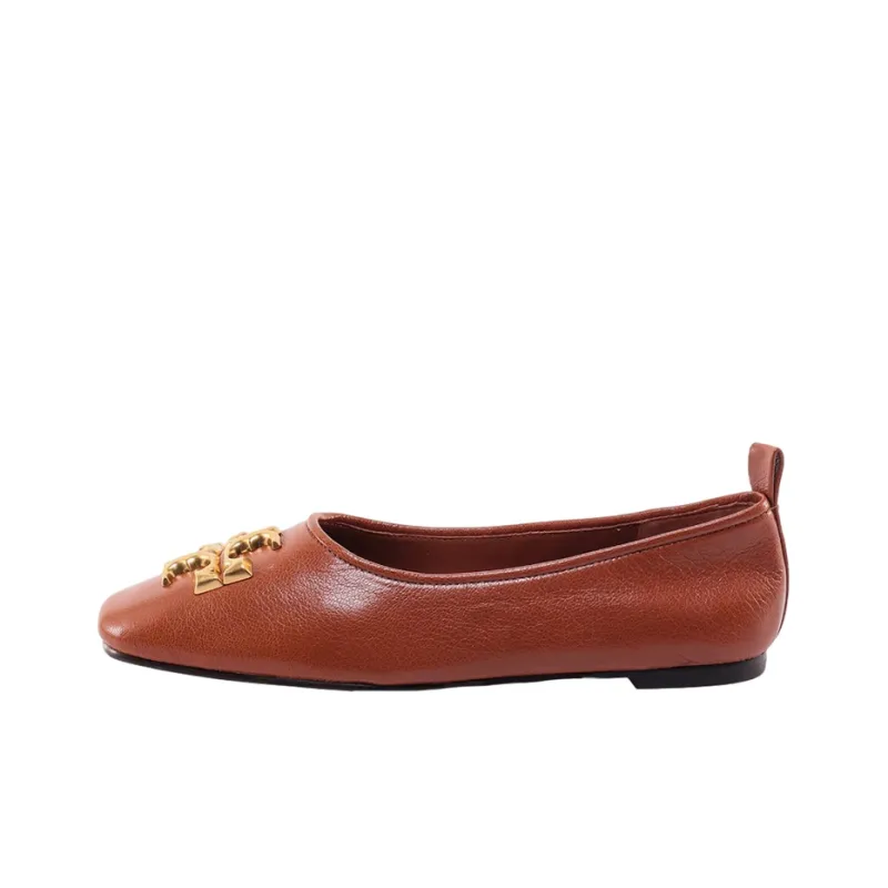 TORY BURCH Eleanor Logo-plaque Ballet Pump-0