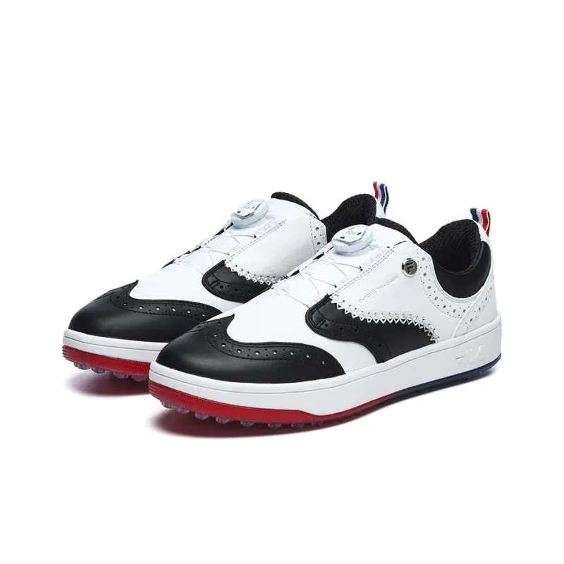 FILA GF Oxford Trainer Low-Top Golf Shoes Men's White Black-1